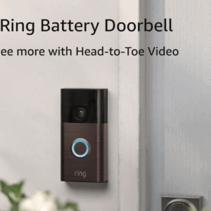 Ring Battery Doorbell, Head-to-Toe Video, Live View with Two-Way Talk, and Motion Detection & Alerts (2024 release), Venetian Bronze